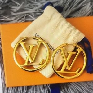Louis Vuitton Gold Earrings